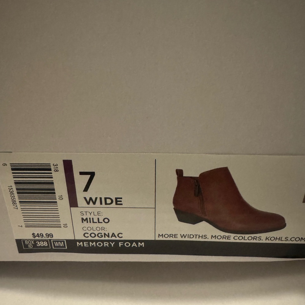 Sonoma Women's Cognac Ankle Boots